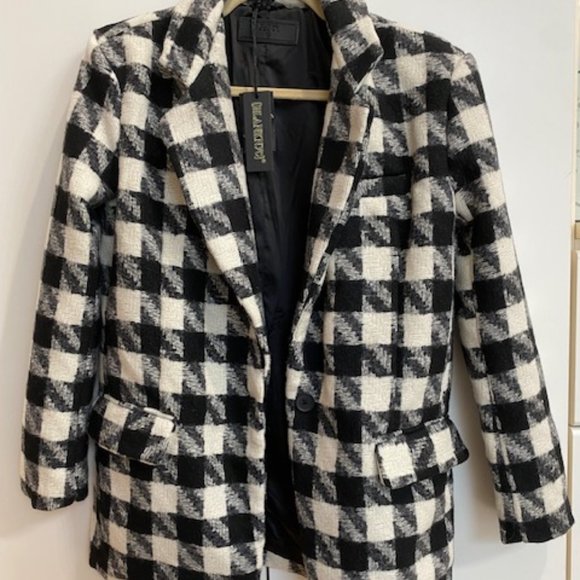 BLANK NYC Women’s Luxury Lined Blazer Pockets Chic Stylish Vintage Look, NWT XS - Picture 3 of 7